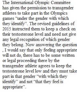 05-01 Transgender Athletes